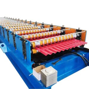 Roofing sheet machine